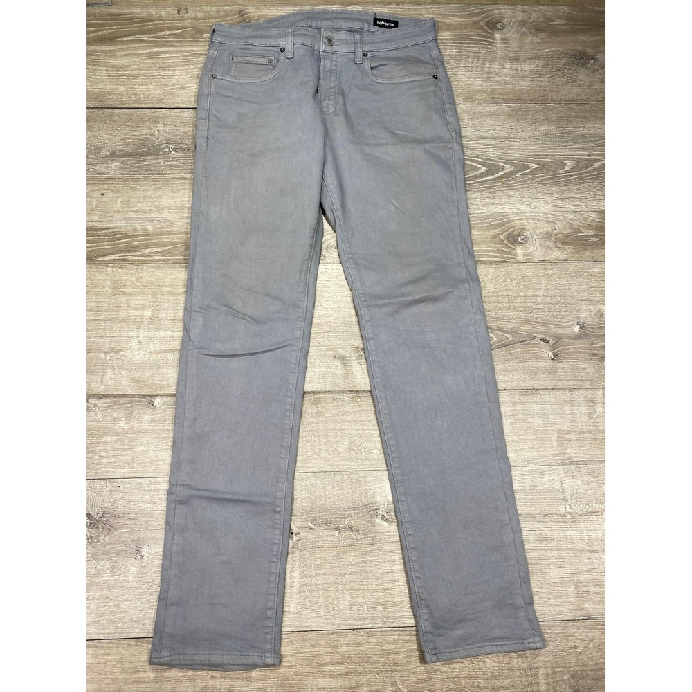 Bonobos‎ Jeans Mens 32x34 Gray Slim Straight Stretch Denim 5 Pocket Pants Casual